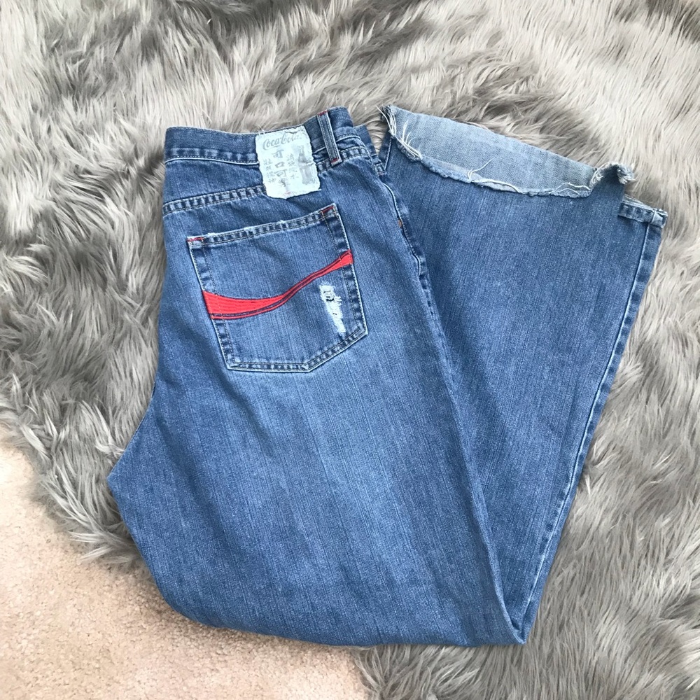 Authentic Coca Cola men’s distressed jeans